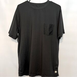 Vuori Men’s Tradewinds Performance Tee, Black, Size XL. 0166.